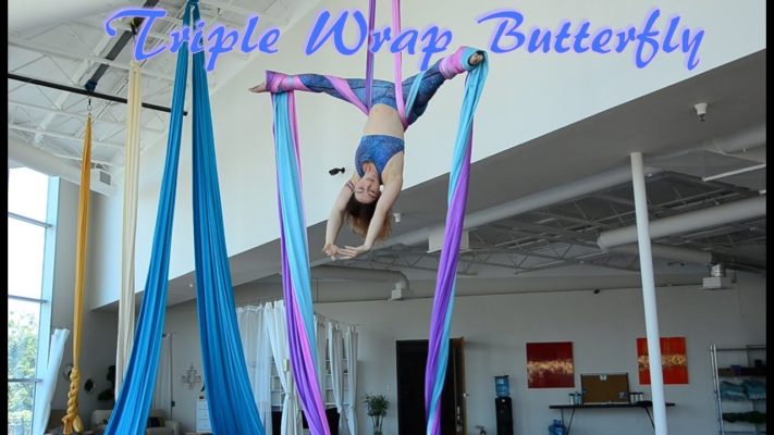 Aerial Silks Tutorial: Triple Wrap Butterfly - AerialFitness