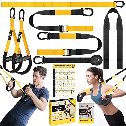 Home Resistance Training Kit, Resistance Trainer Exercise Straps with ...