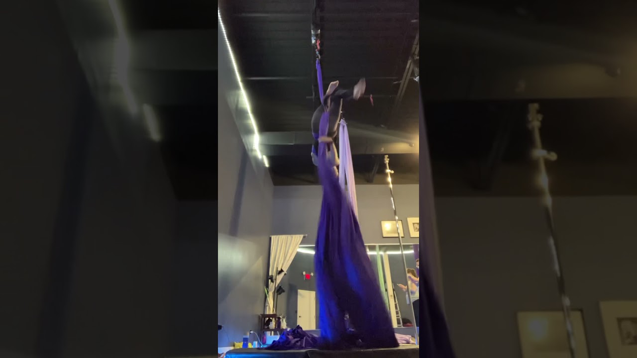 Aerial Silks No Hands Star Drop Aerialfitness