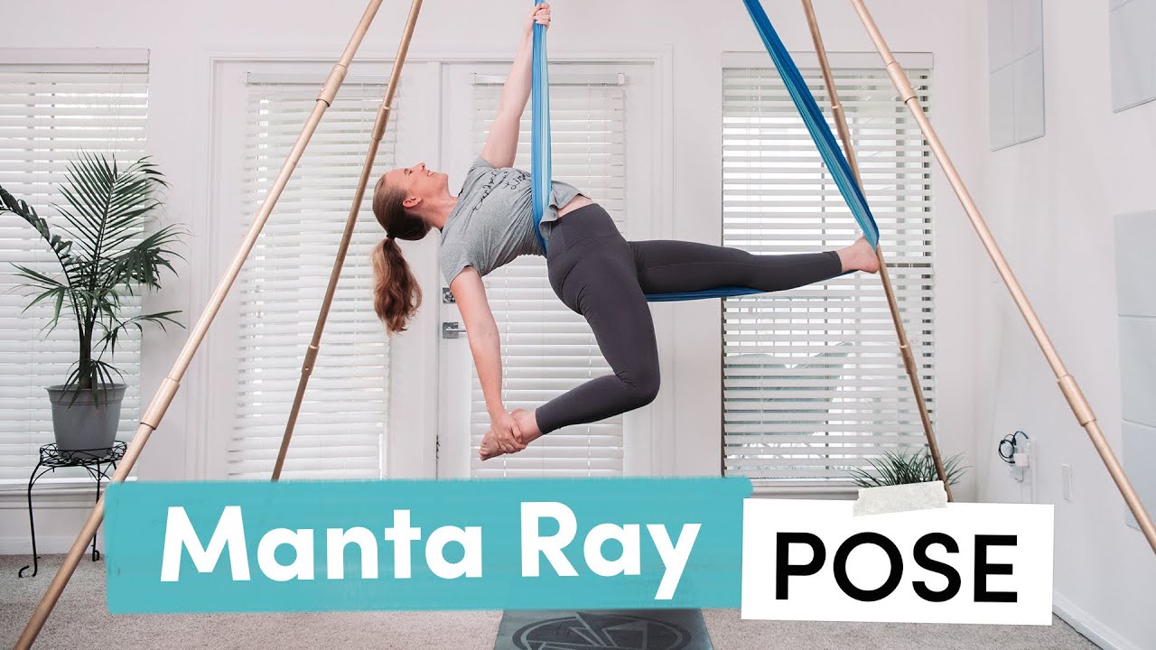 Aerial Yoga Tutorial | Manta Ray Pose - AerialFitness